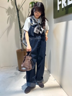 「PUBLUX（パブリュクス）のアイテム」を使った、FREAK'S STORE HEAD OFFICE WOMENさん（レディース・155cm）の春コーディネート