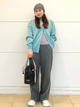 「アイテム（スウェットパンツ）」を使った、FREAK'S STORE HEAD OFFICE WOMENさん（レディース・163cm）の秋コーディネート
