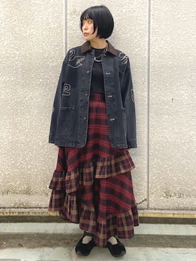 「Freada（フリーダ）のアイテム」を使った、FREAK'S STORE HEAD OFFICE WOMENさん（レディース・156cm）の秋コーディネート