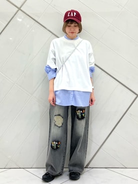 FREAK'S STORE HEAD OFFICE WOMENさん（レディース・159cm）の春コーディネート