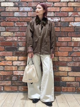 「アイテム（カバーオール）」を使った、FREAK'S STORE HEAD OFFICE WOMENさん（レディース・154cm）の秋コーディネート