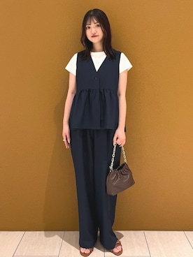 FREAK'S STORE HEAD OFFICE WOMENさん（レディース・163cm）の秋コーディネート