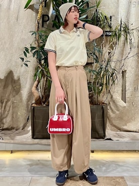 「FREAK'S STORE（フリークスストア）のアイテム（帽子）」を使った、FREAK'S STORE HEAD OFFICE WOMENさん（レディース・170cm）の春コーディネート