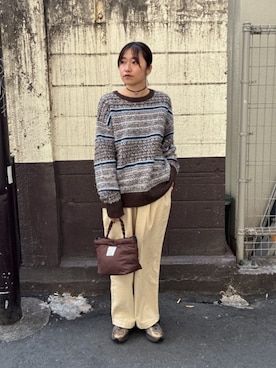 「KiU（キウ）のアイテム」を使った、FREAK'S STORE HEAD OFFICE WOMENさん（レディース・160cm）の秋コーディネート