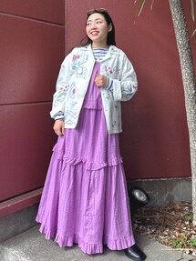 Freada（フリーダ）の「Freada/フリーダ オープンカラー 刺繍 シャツ