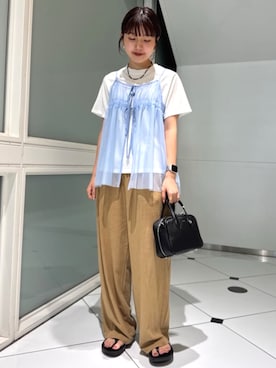 FREAK'S STORE HEAD OFFICE WOMENさん（レディース・156cm）の夏コーディネート