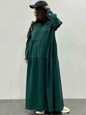 「Champion別注」｜FREAK'S STORE HEAD OFFICE WOMENさん（レディース・154cm）の夏コーディネート