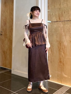 FREAK'S STORE HEAD OFFICE WOMENさん(レディース・161cm)の秋コーディネート