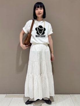 「オールホワイト」｜FREAK'S STORE HEAD OFFICE WOMENさん（レディース・165cm）の夏コーディネート