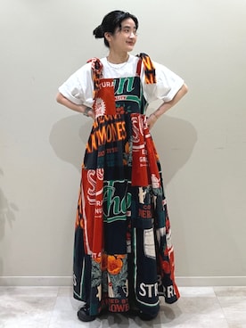 「Freada（フリーダ）のアイテム」を使った、FREAK'S STORE HEAD OFFICE WOMENさん（レディース・160cm）の夏コーディネート