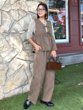 FREAK'S STORE HEAD OFFICE WOMENさん（レディース・168cm）の秋コーディネート