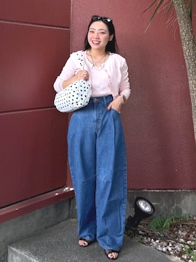 「Freada（フリーダ）のアイテム（トップス）」を使った、FREAK'S STORE HEAD OFFICE WOMENさん（レディース・147cm）の夏コーディネート