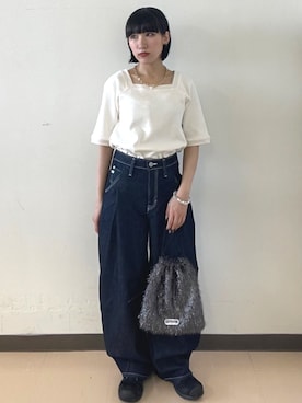 「骨格ナチュラル」｜FREAK'S STORE HEAD OFFICE WOMENさん（レディース・166cm）の夏コーディネート