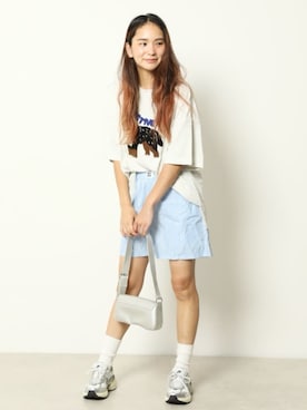 「FREAK'S STORE（フリークスストア）のアイテム」を使った、FREAK'S STORE HEAD OFFICE WOMENさん（レディース・162cm）の夏コーディネート