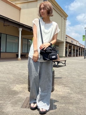 「FREAK'S STORE（フリークスストア）のアイテム」を使った、FREAK'S STORE HEAD OFFICE WOMENさん（レディース・160cm）の夏コーディネート