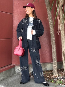 「Freada（フリーダ）のアイテム」を使った、FREAK'S STORE HEAD OFFICE WOMENさん（レディース・162cm）の秋コーディネート