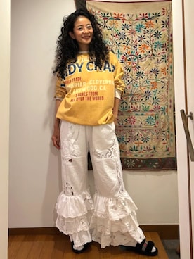 「Freada（フリーダ）のアイテム」を使った、FREAK'S STORE HEAD OFFICE WOMENさん（レディース・160cm）の冬コーディネート