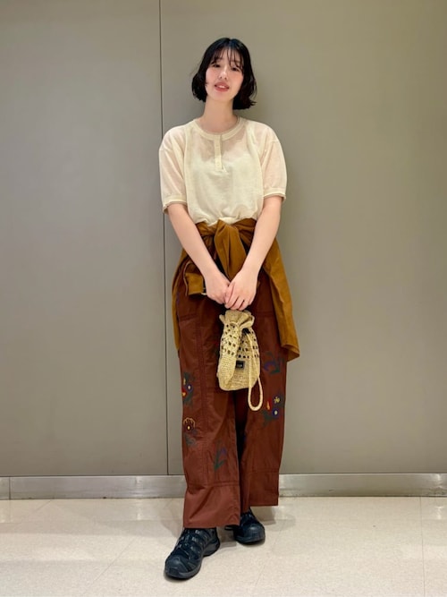FREAK'S STORE(フリークスストア) ブラウス シャツ リネンブレンド FREAK'S STORE(フリークスストア) ブラウス シャツ リネンブレンド