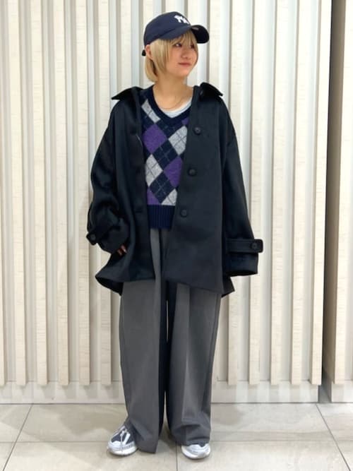 セール】ビーバーミドルコート/ミドル丈 ステンカラーコート（ステン