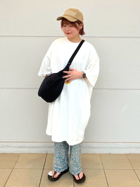 「FREAK'S STORE（フリークスストア）のアイテム」を使った、FREAK'S STORE HEAD OFFICE WOMENさん（レディース・153cm）の夏コーディネート