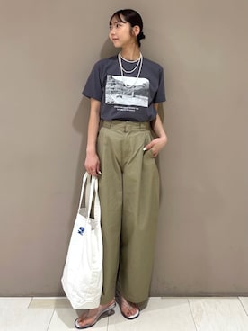 「Dickies（ディッキーズ）のアイテム」を使った、FREAK'S STORE HEAD OFFICE WOMENさん（レディース・164cm）の夏コーディネート