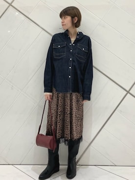 FREAK'S STORE HEAD OFFICE WOMENさん(レディース・159cm)の秋コーディネート