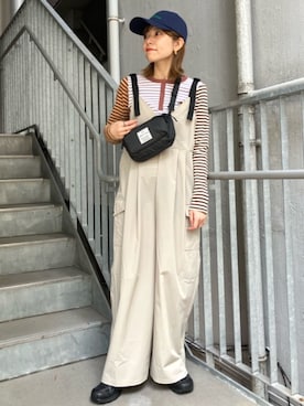 「KiU（キウ）のアイテム」を使った、FREAK'S STORE HEAD OFFICE WOMENさん（レディース・159cm）の春コーディネート