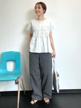 FREAK'S STORE HEAD OFFICE WOMENさん(レディース・159cm)の夏コーディネート