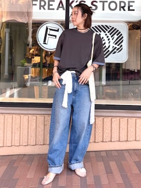 FREAK'S STORE HEAD OFFICE WOMENさん(レディース・160cm)の夏コーディネート