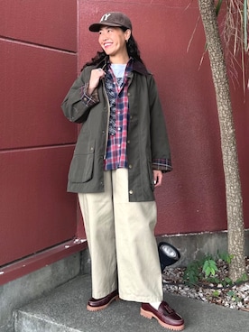 「Cooperstown Ball Cap（クーパーズタウンボールキャップ）のアイテム」を使った、FREAK'S STORE HEAD OFFICE WOMENさん（レディース・162cm）の秋コーディネート