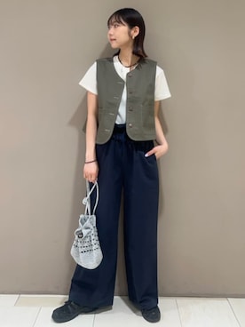 「PUBLUX（パブリュクス）のアイテム」を使った、FREAK'S STORE HEAD OFFICE WOMENさん（レディース・164cm）の春コーディネート