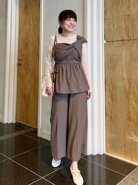 FREAK'S STORE HEAD OFFICE WOMENさん(レディース・161cm)の秋コーディネート