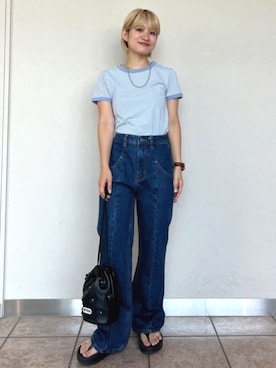 「Freada（フリーダ）のアイテム（アクセサリー）」を使った、FREAK'S STORE HEAD OFFICE WOMENさん（レディース・155cm）の夏コーディネート