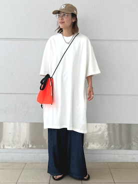 「WEEKEND(ER)（ウィークエンダー）のアイテム」を使った、FREAK'S STORE HEAD OFFICE WOMENさん（レディース・168cm）の夏コーディネート
