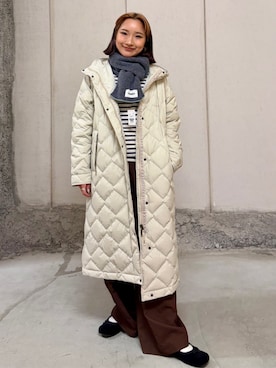 「TEMBEA（テンベア）のアイテム」を使った、FREAK'S STORE HEAD OFFICE WOMENさん（レディース・154cm）の冬コーディネート