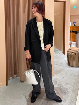 「FREAK'S STORE（フリークスストア）のアイテム（バッグ）」を使った、FREAK'S STORE HEAD OFFICE WOMENさん（レディース・154cm）の春コーディネート