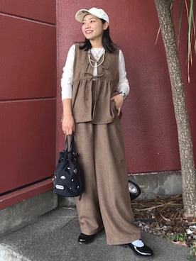 FREAK'S STORE HEAD OFFICE WOMENさん（レディース・147cm）の秋コーディネート