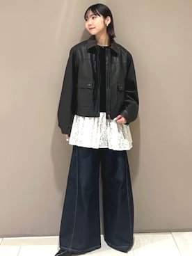 FREAK'S STORE HEAD OFFICE WOMENさん（レディース・164cm）の冬コーディネート