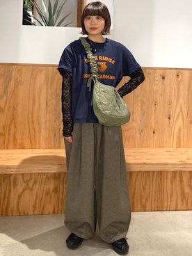 FREAK'S STORE HEAD OFFICE WOMENさん（レディース・156cm）の秋コーディネート