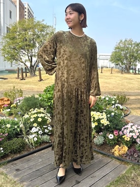 「FREAK'S STORE（フリークスストア）のアイテム（ワンピース/ドレス）」を使った、FREAK'S STORE HEAD OFFICE WOMENさん（レディース・164cm）の春コーディネート