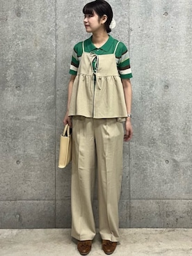 FREAK'S STORE HEAD OFFICE WOMENさん（レディース・166cm）の夏コーディネート