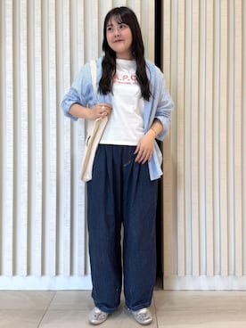 「FREAK'S STORE（フリークスストア）のアイテム」を使った、FREAK'S STORE HEAD OFFICE WOMENさん（レディース・167cm）の夏コーディネート