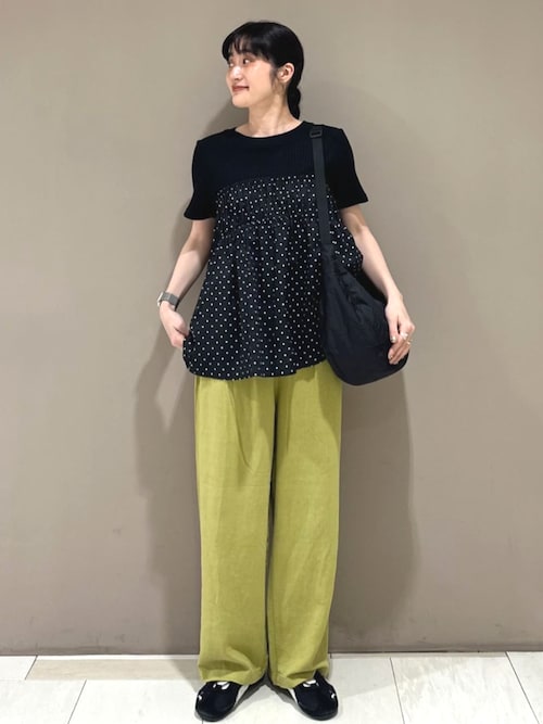 セール】ドットビスチェ ドッキングTシャツ（Tシャツ/カットソー