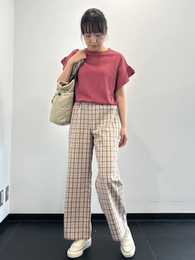 「FREAK'S STORE（フリークスストア）のアイテム」を使った、FREAK'S STORE HEAD OFFICE WOMENさん（レディース・161cm）の夏コーディネート