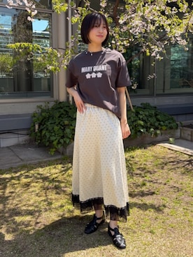 「PUBLUX（パブリュクス）のアイテム」を使った、FREAK'S STORE HEAD OFFICE WOMENさん（レディース・167cm）の春コーディネート