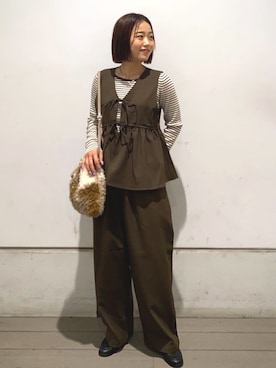 FREAK'S STORE HEAD OFFICE WOMENさん(レディース・158cm)の秋コーディネート