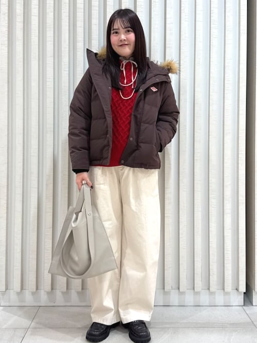 クルーネックケーブル短丈ニット MIX Mila Owen（ミラオーウェン）の「クルーネックケーブル短丈ニット