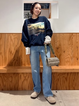 FREAK'S STORE HEAD OFFICE WOMENさん(レディース・160cm)の秋コーディネート