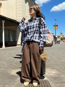 「FREAK'S STORE（フリークスストア）のアイテム（ファッション雑貨）」を使った、FREAK'S STORE HEAD OFFICE WOMENさん（レディース・160cm）の秋コーディネート