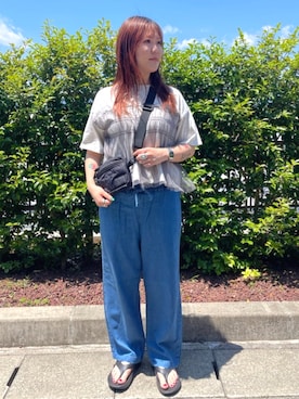FREAK'S STORE HEAD OFFICE WOMENさん（レディース・166cm）の夏コーディネート